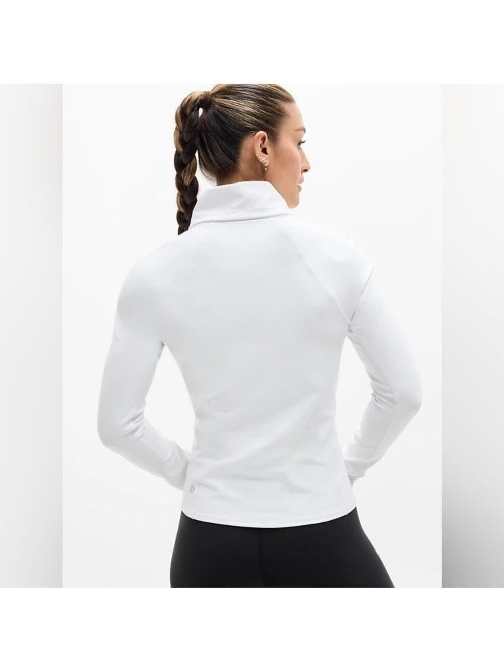 Athleta White Full-Zip Performance Jacket - Picture 3 of 6